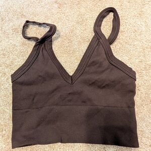 Nikibiki Brown V-Neck Bra